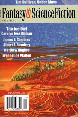 Cover Image for Fantasy & Science Fiction Magazine November/December 2011, The Ice Owl by Carolyn Ives Gilman